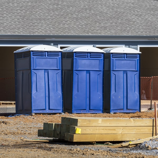 how can i report damages or issues with the portable toilets during my rental period in Baileyville Pennsylvania